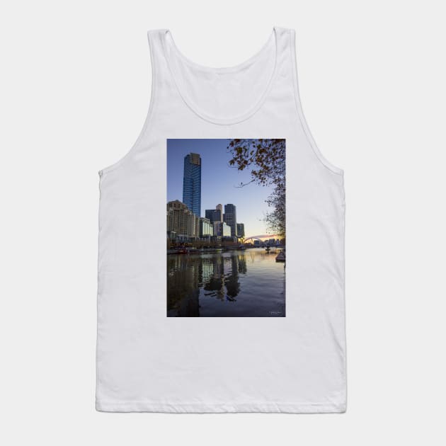 The Melbourne Skyline, looking towards the Docklands, Victoria, Australia. Tank Top by VickiWalsh